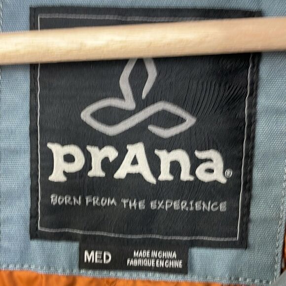 Prana Jacket Men's Small Bronson Quilted Lined Full Zip Blue size Medium - Picture 7 of 15